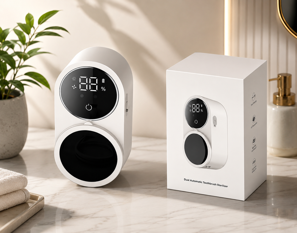 Double Automatic Sensing Toothbrush Box
