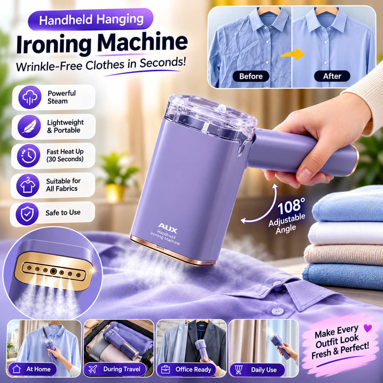 Handheld Hanging Ironing Machine