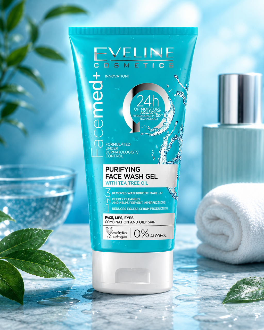 Eveline Cosmetics - Facemed+ Purifying Face Wash Gel