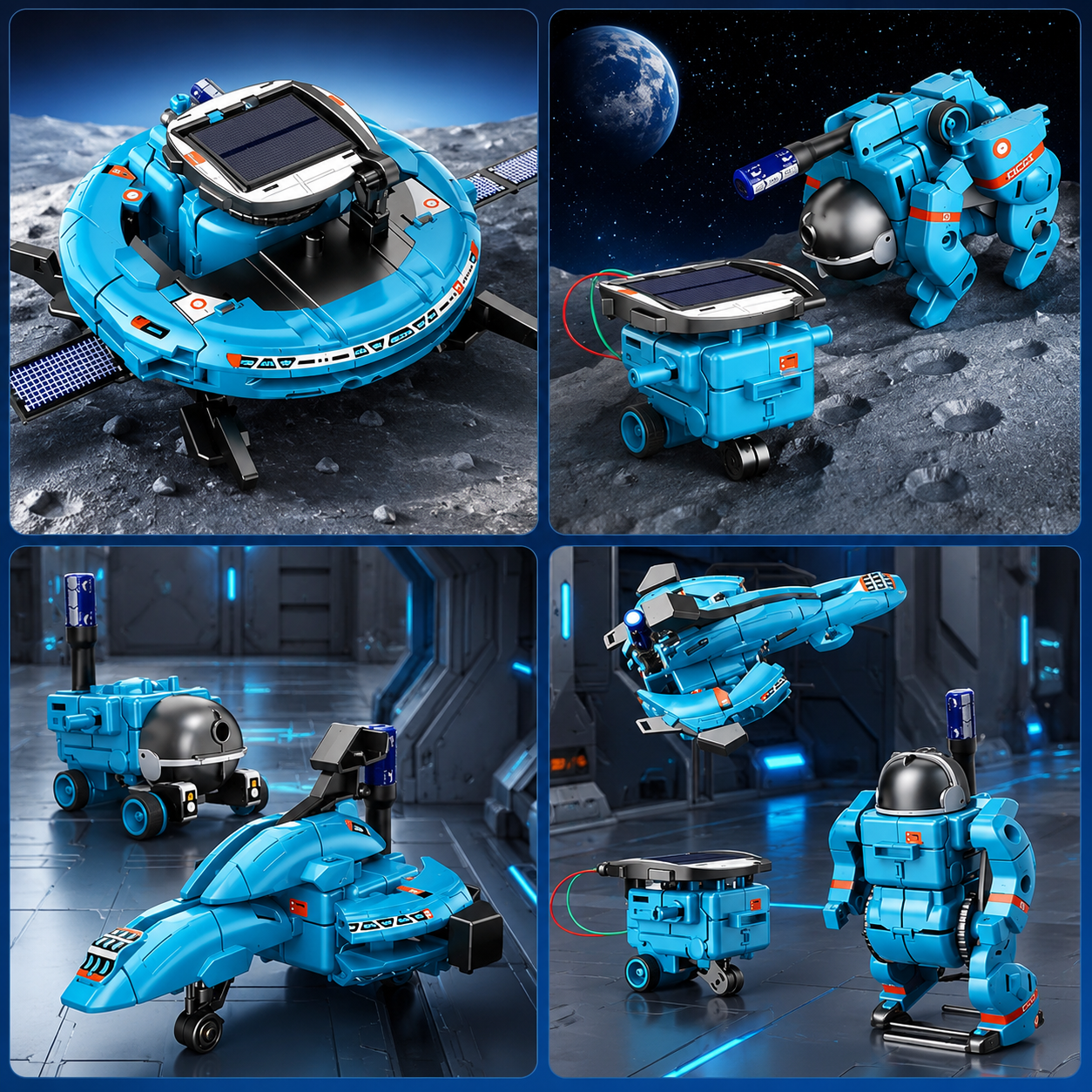 6-in-1 Solar Robot Toys